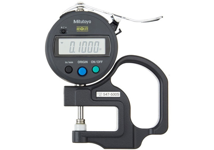0-12mm Đồng hồ đo độ dày điện tử Mitutoyo 547-500S 0-12mm Đồng hồ đo độ dày điện tử Mitutoyo 547-500S