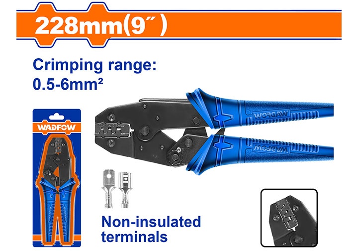 0.5-6mm Kìm bấm cos Wadfow WCP1609