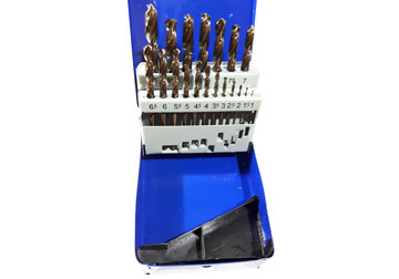 1-10mm Bộ mũi khoan inox 19 chi tiết ASAK (Bỏ mẫu) 1-10mm Bộ mũi khoan inox 19 chi tiết ASAK (Bỏ mẫu)