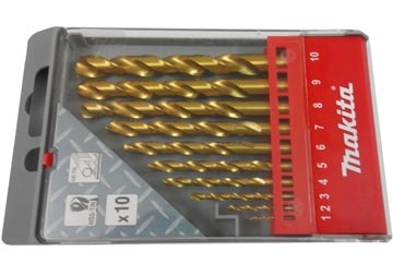 bỏ mẫu - 1-10mm Bộ mũi khoan sắt 10 chi tiết Makita D-43561 - đổi qua D-72849
