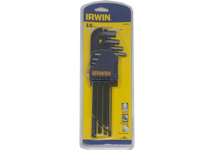 1.5-10mm Bộ lục giác đầu bằng 10 chi tiết Irwin T9097001 (Bỏ mẫu) 1.5-10mm Bộ lục giác đầu bằng 10 chi tiết Irwin T9097001 (Bỏ mẫu)