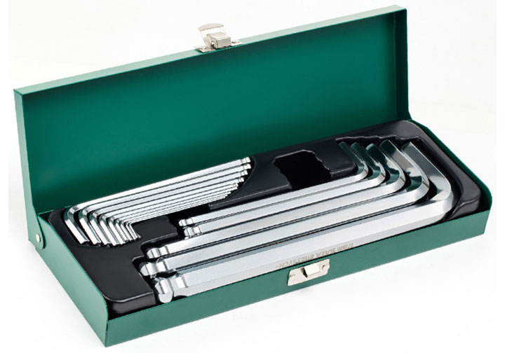 1.5-17mm Bộ lục giác bi 14 chi tiết Sata 09-141 (09141) 1.5-17mm Bộ lục giác bi 14 chi tiết Sata 09-141 (09141)