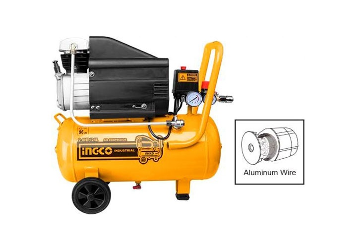 1.5KW Máy nén khí có dầu 24L INGCO AC20248T 1.5KW Máy nén khí có dầu 24L INGCO AC20248T