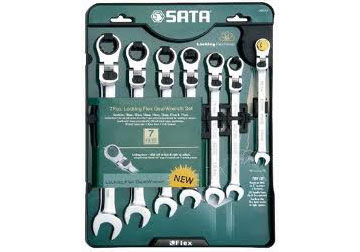 10-19mm Bộ cờ lê loại miệng hở tuýp Sata 09-043 (09043) 10-19mm Bộ cờ lê loại miệng hở tuýp Sata 09-043 (09043)