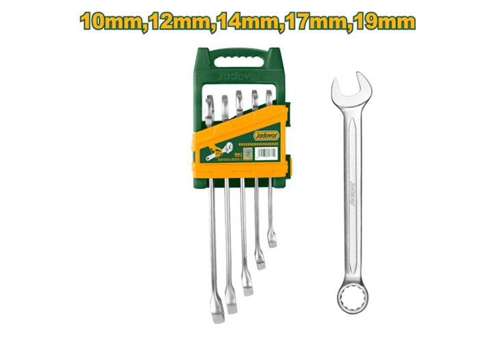10-19mm Bộ cờ lê vòng miệng 5 chi tiết Jadever JDSP1215