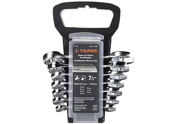 10-19mm Bộ cờ lê vòng miệng 7 chi tiết Truper 13599 (JCS-7M) 10-19mm Bộ cờ lê vòng miệng 7 chi tiết Truper 13599 (JCS-7M)