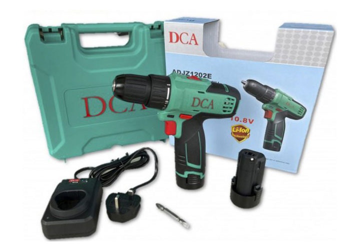 10.8V Máy khoan vặn vít dùng pin DCA ADJZ1202E 10.8V Máy khoan vặn vít dùng pin DCA ADJZ1202E