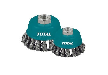 100mm Chén cước (chổi cước) xoắn Total TAC32041 100mm Chén cước (chổi cước) xoắn Total TAC32041