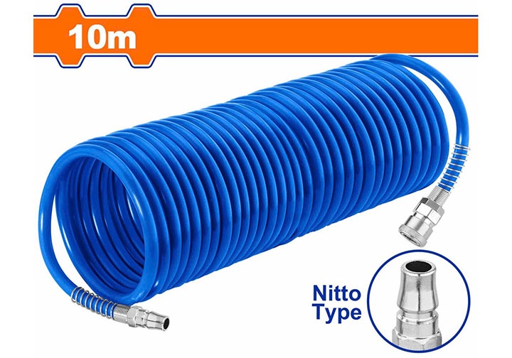 10m Cuộn dây hơi xoắn 5x8mm (có đầu nối) Wadfow WQG1910-3 10m Cuộn dây hơi xoắn 5x8mm (có đầu nối) Wadfow WQG1910-3