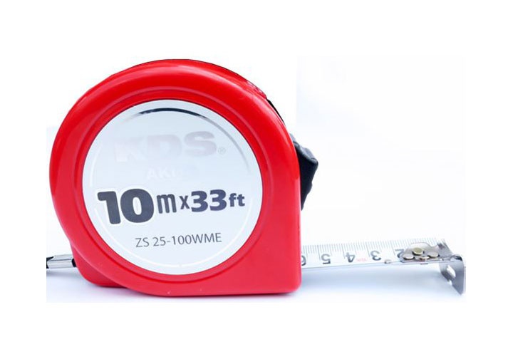 10m Thước cuốn thép hệ inch (bản 25mm) KDS ZS-25100W