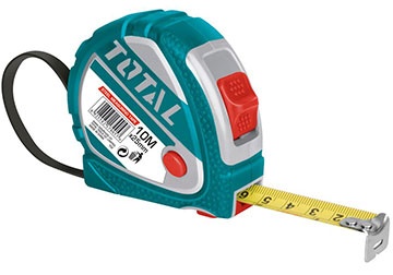 10m Thước cuộn thép (bản 25mm) TOTAL TMT126101