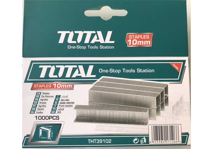 10x1.2mm Đinh ghim bấm (dùng cho THT31142 / THT31143) Total THT39102 10x1.2mm Đinh ghim bấm (dùng cho THT31142 / THT31143) Total THT39102