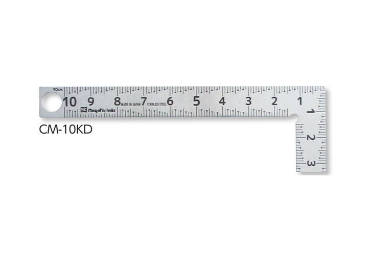 50x100mm Thước đó e ke vuông có vạch chia Niigata CM-10KD