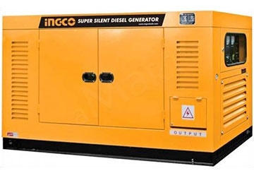 12.5kW Máy phát điện động cơ dầu giảm tiếng ồn INGCO GSE100K1 12.5kW Máy phát điện động cơ dầu giảm tiếng ồn INGCO GSE100K1
