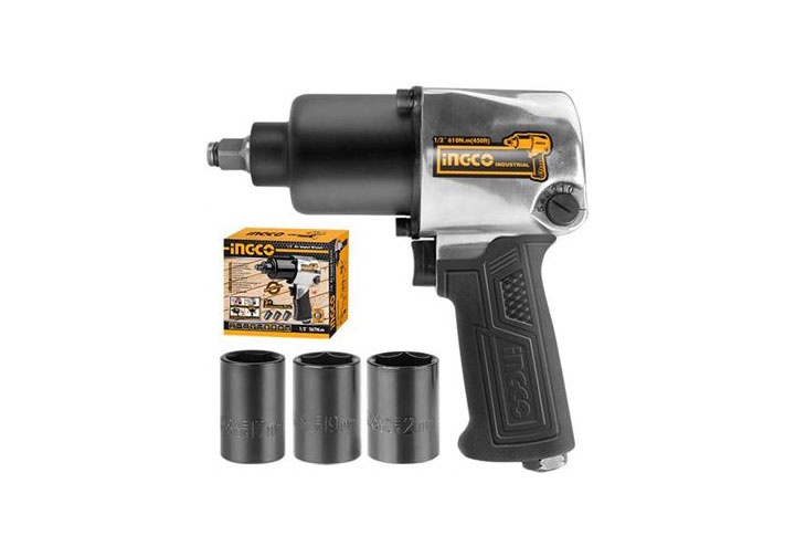 12.5mm (1/2") Máy vặn buloong dùng khí nén INGCO AIW12562 12.5mm (1/2") Máy vặn buloong dùng khí nén INGCO AIW12562