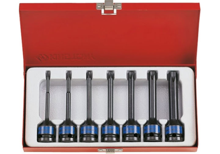 1/2" Bộ đầu tuýp T25-T60 đầu sao 7 chi tiết Kingtony 4467PP