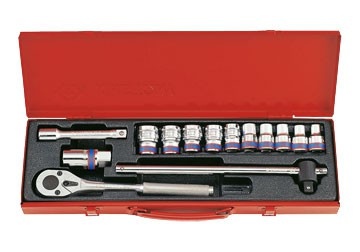 1/2" Bộ tuýp 10-27mm 14 chi tiết hệ mét Kingtony 4514MR01