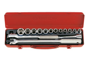 1/2" Bộ tuýp 8-27mm 15 chi tiết hệ mét Kingtony 4501MR