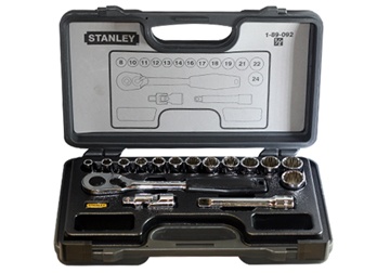 1/2" Bộ tuýp 8-24mm 16 chi tiết Stanley 89-092