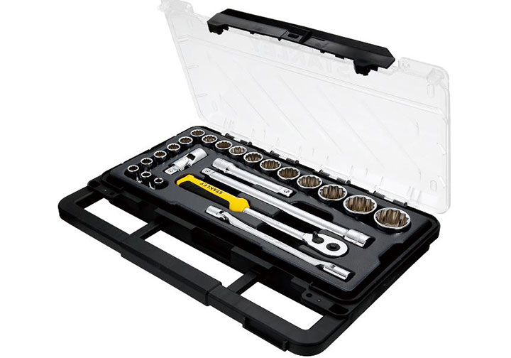 1/2" Bộ tuýp 8-32mm 23 chi tiết hộp nhựa Stanley STMT75095-8C 1/2" Bộ tuýp 8-32mm 23 chi tiết hộp nhựa Stanley STMT75095-8C