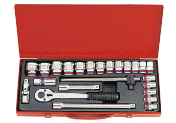 1/2" Bộ tuýp 3/8-1-1/4" 24 chi tiết hệ inch Kingtony 4528SR 1/2" Bộ tuýp 3/8-1-1/4" 24 chi tiết hệ inch Kingtony 4528SR