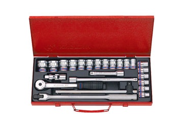 1/2" Bộ tuýp 8-32mm 24 chi tiết hệ mét Kingtony 4526MR04