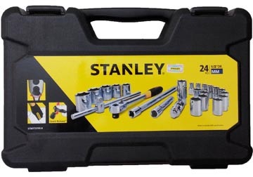 1/2" Bộ tuýp 10-32mm 24 chi tiết Stanley STMT72795-8