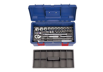 1/2" Bộ tuýp 5/16-1-1/4" 25 chi tiết hệ inch Kingtony 41526MR 1/2" Bộ tuýp 5/16-1-1/4" 25 chi tiết hệ inch Kingtony 41526MR