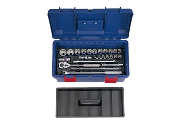 1/2" Bộ tuýp 10-32mm 25 chi tiết hệ mét Kingtony 41026MR