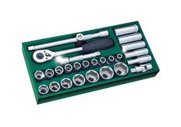 1/2" Bộ tuýp 10-34mm 27 chi tiết Sata 09-903 (09903)