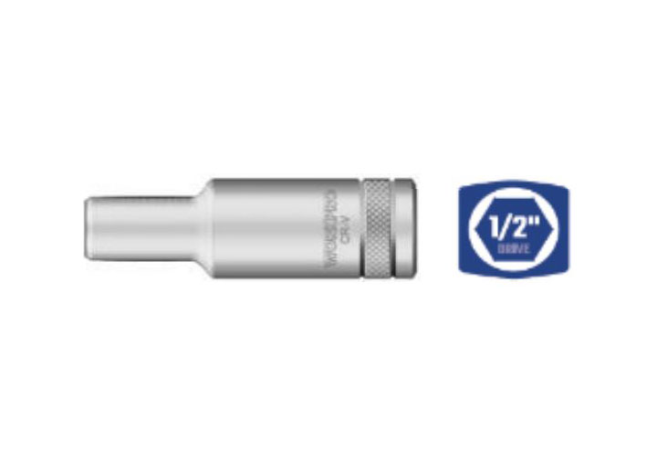1/2" Đầu tuýp dài 6 cạnh 12mm Workpro WP274117 1/2" Đầu tuýp dài 6 cạnh 12mm Workpro WP274117