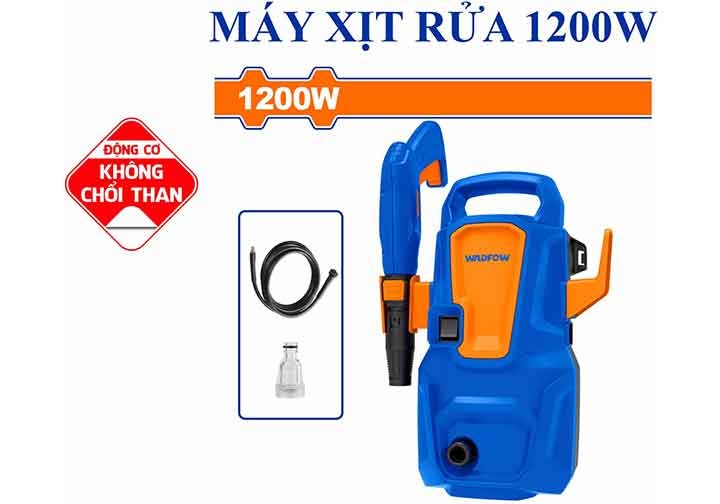 1200W Máy xịt rửa (không chổi than) Wadfow WHP3A12 1200W Máy xịt rửa (không chổi than) Wadfow WHP3A12