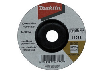 125 x 6 x 22.2mm Đá mài cho inox Makita A-80656 125 x 6 x 22.2mm Đá mài cho inox Makita A-80656