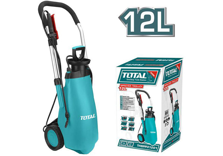 12Lít Bình xịt nước có bánh xe đẩy Total THSPP31201 12Lít Bình xịt nước có bánh xe đẩy Total THSPP31201