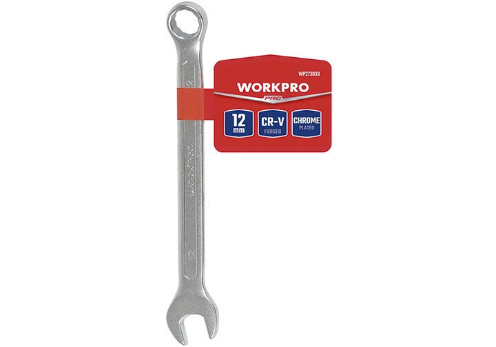 12mm Cờ lê vòng miệng thép CR-V Workpro WP273033