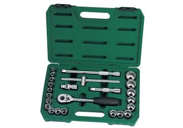 1/2" Bộ tuýp 9-32mm 24 chi tiết Sata 09-060 (09060)