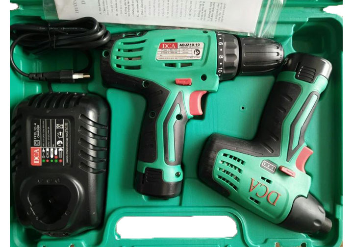 12V Bộ máy khoan và máy siết vít dùng pin DCA ADKIT01E 12V Bộ máy khoan và máy siết vít dùng pin DCA ADKIT01E