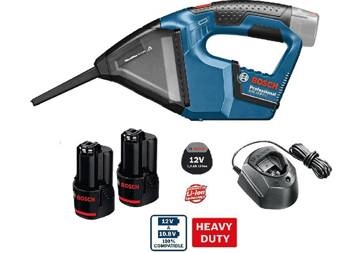 12V Máy hút bụi dùng pin Bosch GAS 12V-LI 12V Máy hút bụi dùng pin Bosch GAS 12V-LI