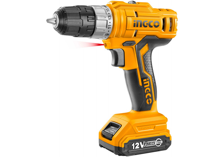 12V Máy khoan vặn vít dùng pin INGCO CDLI1221 12V Máy khoan vặn vít dùng pin INGCO CDLI1221