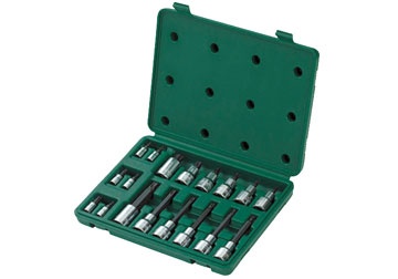 1/4" Bộ đầu tuýp 3-12mm 18 chi tiết Sata 09-053 (09053)