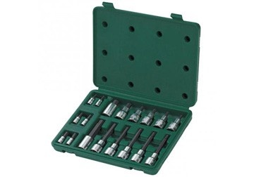 1/4" Bộ tuýp 3.5-14mm 18 chi tiết Sata 09-051 (09051)