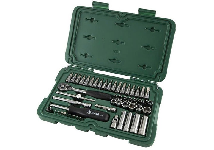 1/4" Bộ tuýp 52 chi tiết Sata 09-002 (09002)