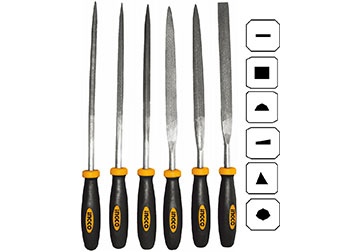 4x140mm Bộ giũa mini 6 chi tiết Ingco HKTF63