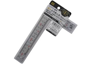 50x150mm Thước eke vuông mạ nhũ bạc Niigata MT-15KD