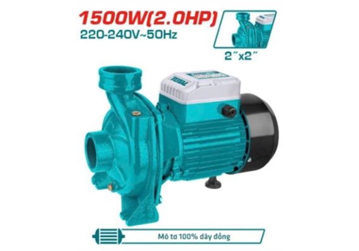 1500W (2.0HP) Máy bơm nước Total TWP2150026 1500W (2.0HP) Máy bơm nước Total TWP2150026