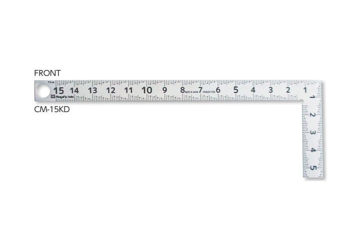 75x150mm Thước đó e ke vuông có vạch chia Niigata CM-15KD