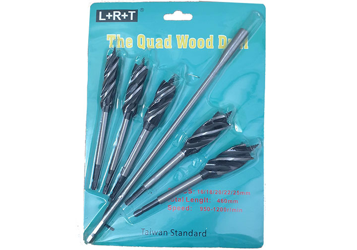 16-25mm Bộ mũi khoan gỗ xoắn 6 chi tiết L+R+T 16-25mm Bộ mũi khoan gỗ xoắn 6 chi tiết L+R+T