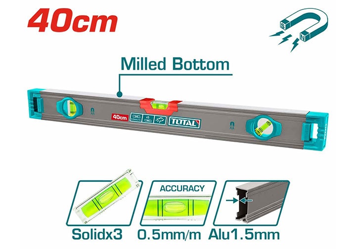 16" Thước thủy từ tính Total TMT24028M
