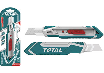 18mm Dao rọc giấy Total THT511816 (Bỏ mẫu, đổi qua THT511815) 18mm Dao rọc giấy Total THT511816 (Bỏ mẫu, đổi qua THT511815)