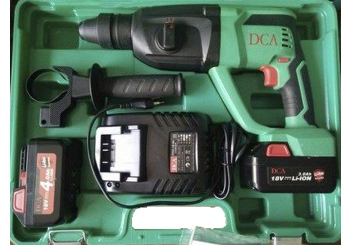 18V Máy khoan bê tông dùng pin DCA ADZC02-24EK 18V Máy khoan bê tông dùng pin DCA ADZC02-24EK